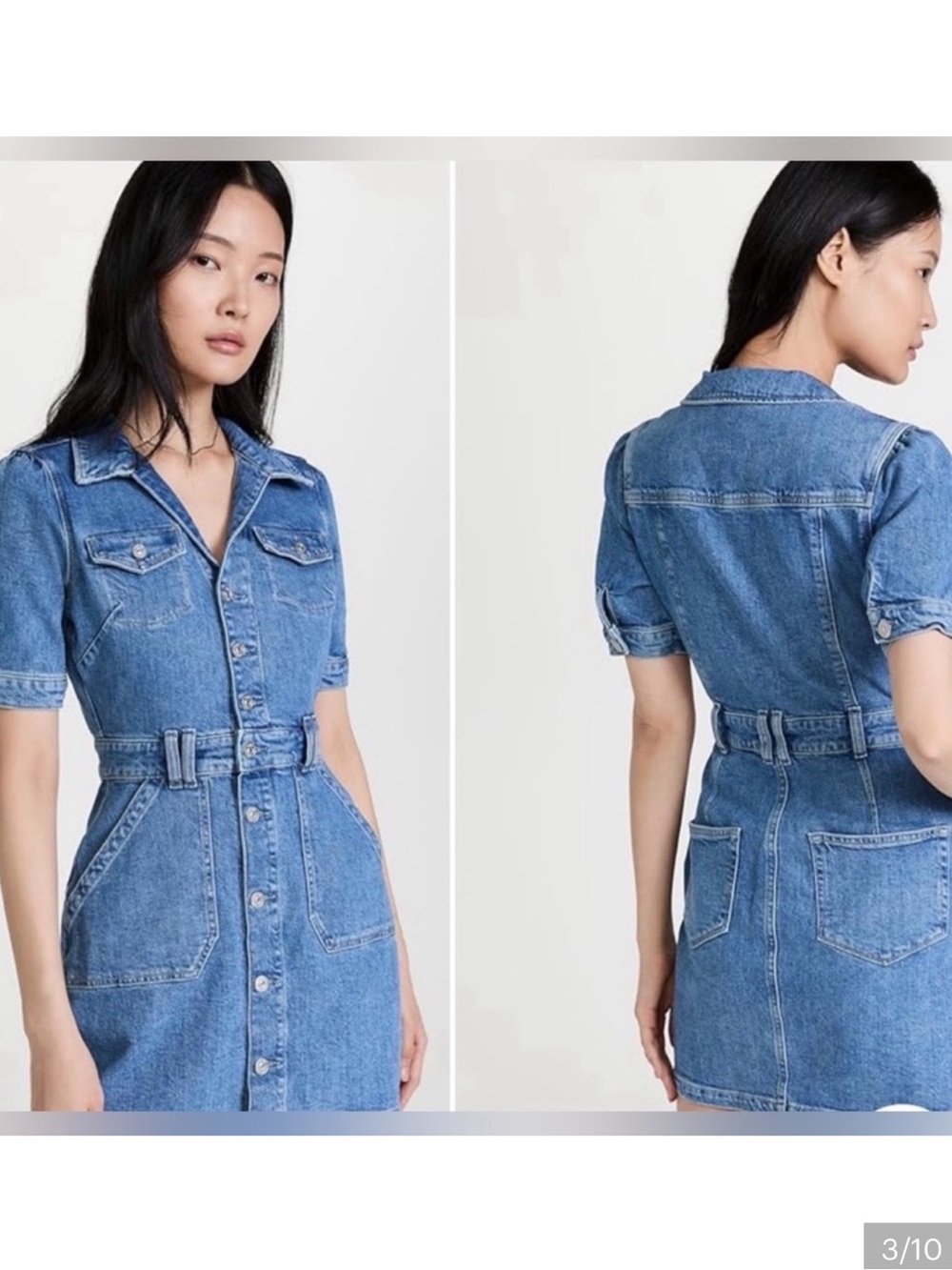 PAIGE Mayslie Jean Dress  - Medium